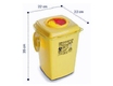 Consulprogett s.r.l. | DETTAGLIO Contenitore in acciaio per medicinali scaduti / rifiuti sanitari appuntiti 30-60lt. (per versione 30lt.)